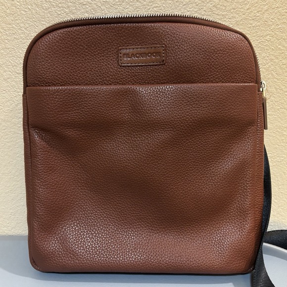 Bugatti Handbags - Bugatti Horizon 2 Blackbook Leather Crossbody Bag In Cognac Adjustable Straps